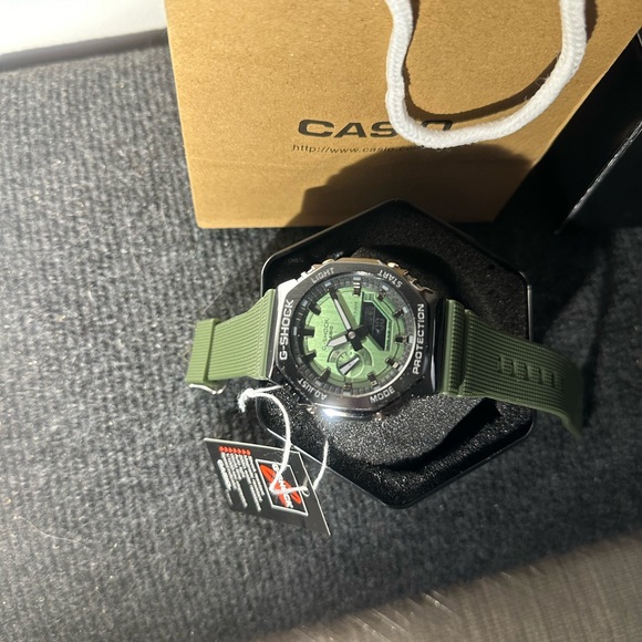 Casio 2100 G-Shock Green Watch - Picture 3 of 4